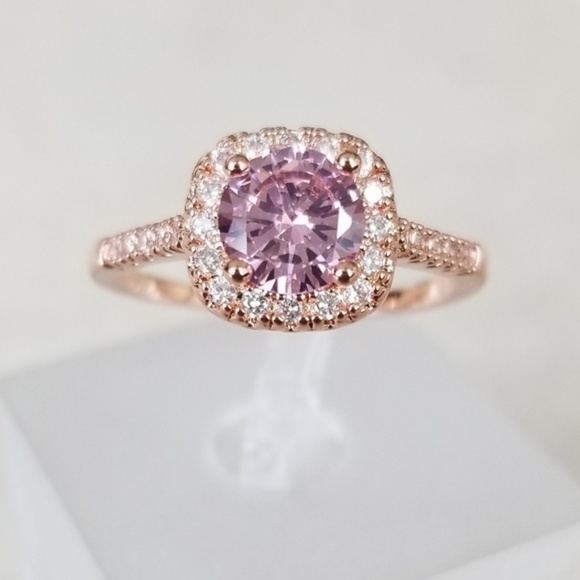 fstepka Jewelry - 18k Over Sterling Pink Ring